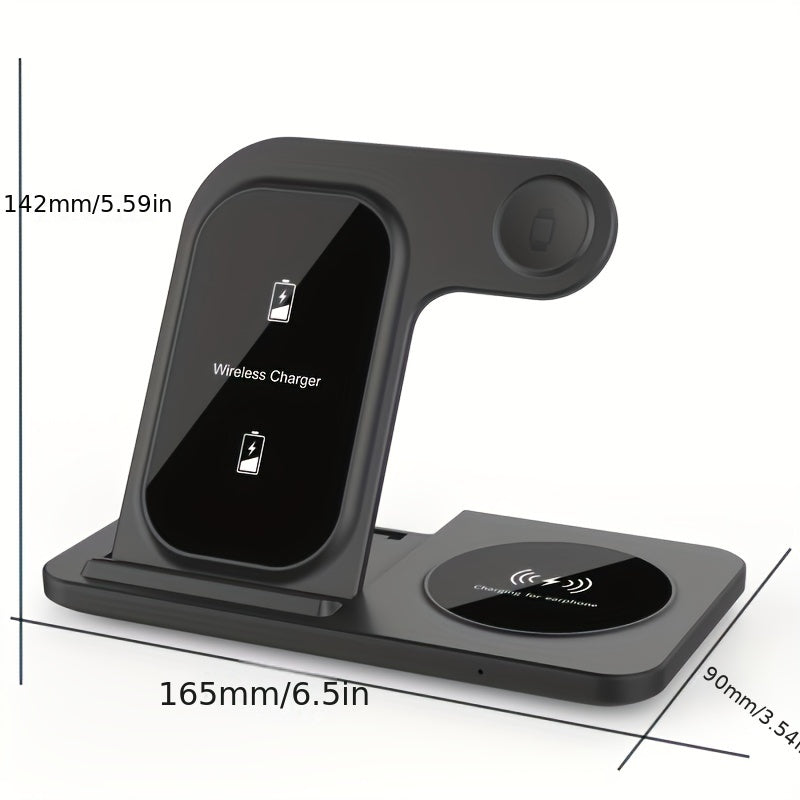 NNETM 3-in-1 Fast Wireless Charger for iPhone & Apple Devices