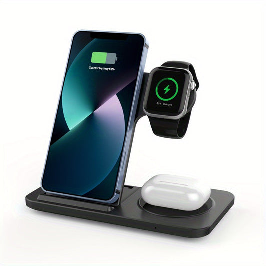 NNETM 3-in-1 Fast Wireless Charger for iPhone & Apple Devices